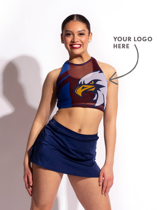 202 Duel Mesh Overlay Custom Logo