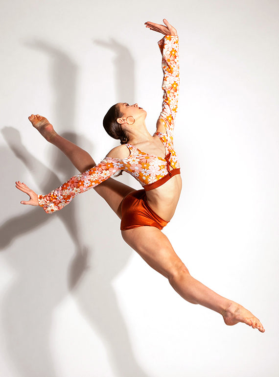 400-61B Flower Power Top Alternate Image 1