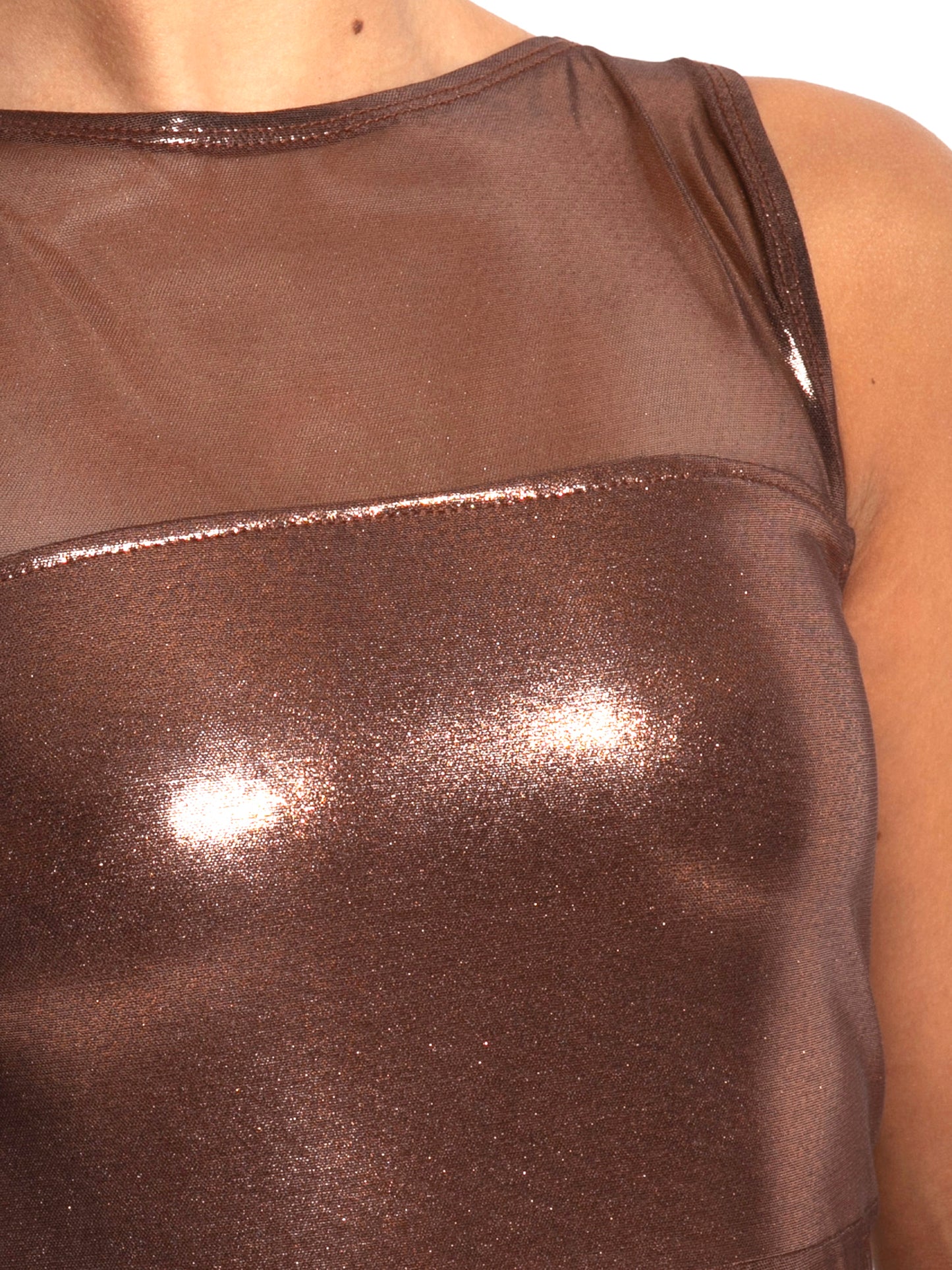 Alice Metallic Mesh Unitard