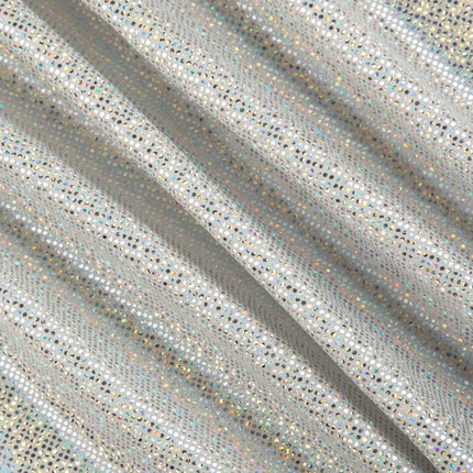 White/Silver Foil Mesh