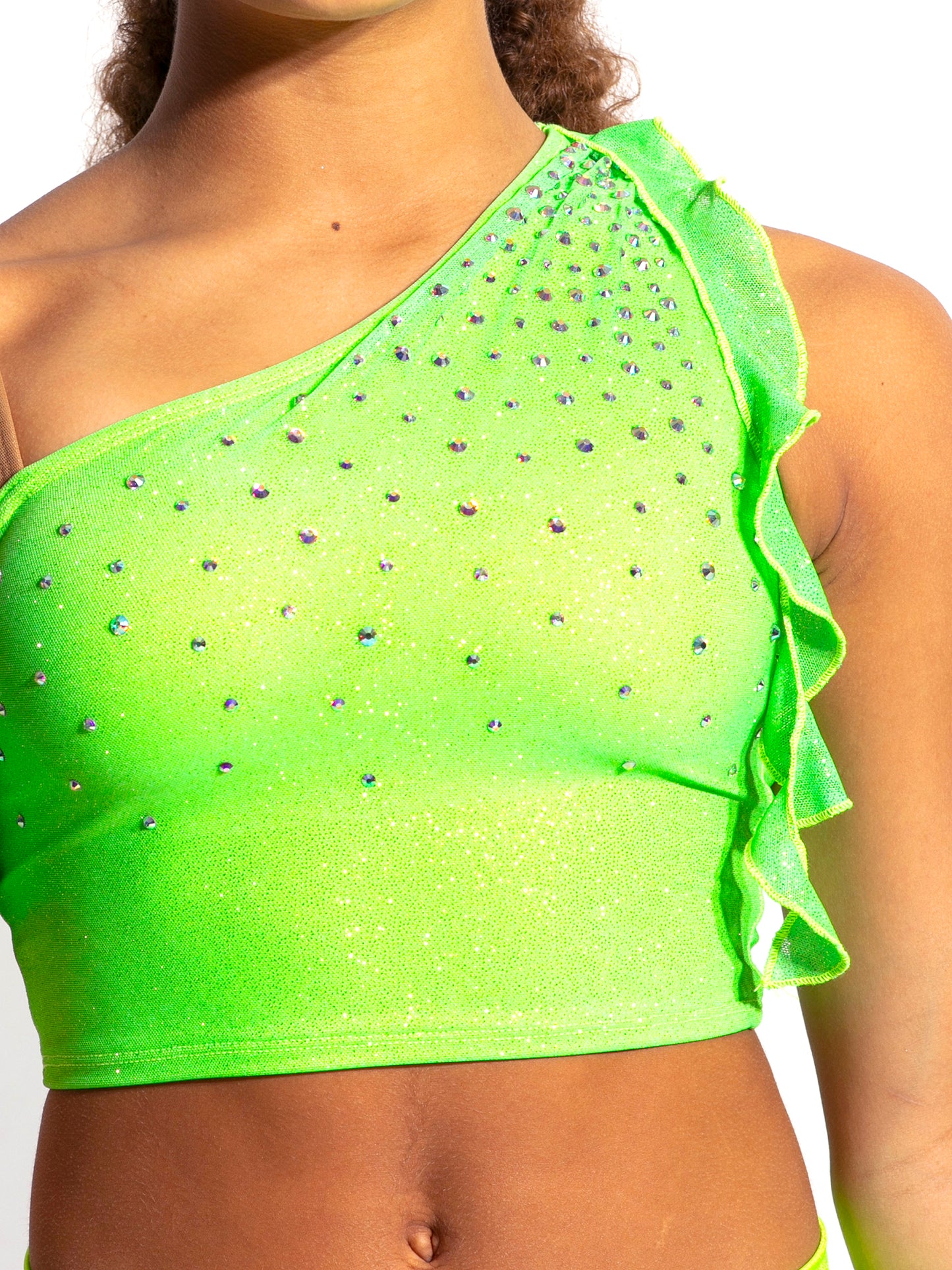 Cely Glitter Mesh Long Line