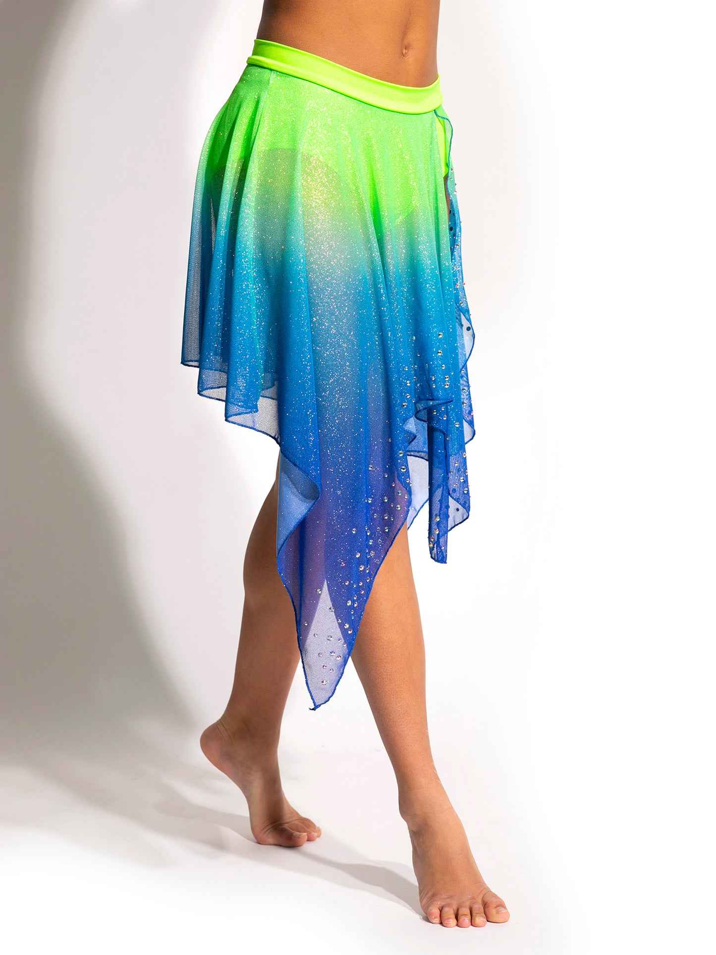Cely Glitter Mesh Skirt