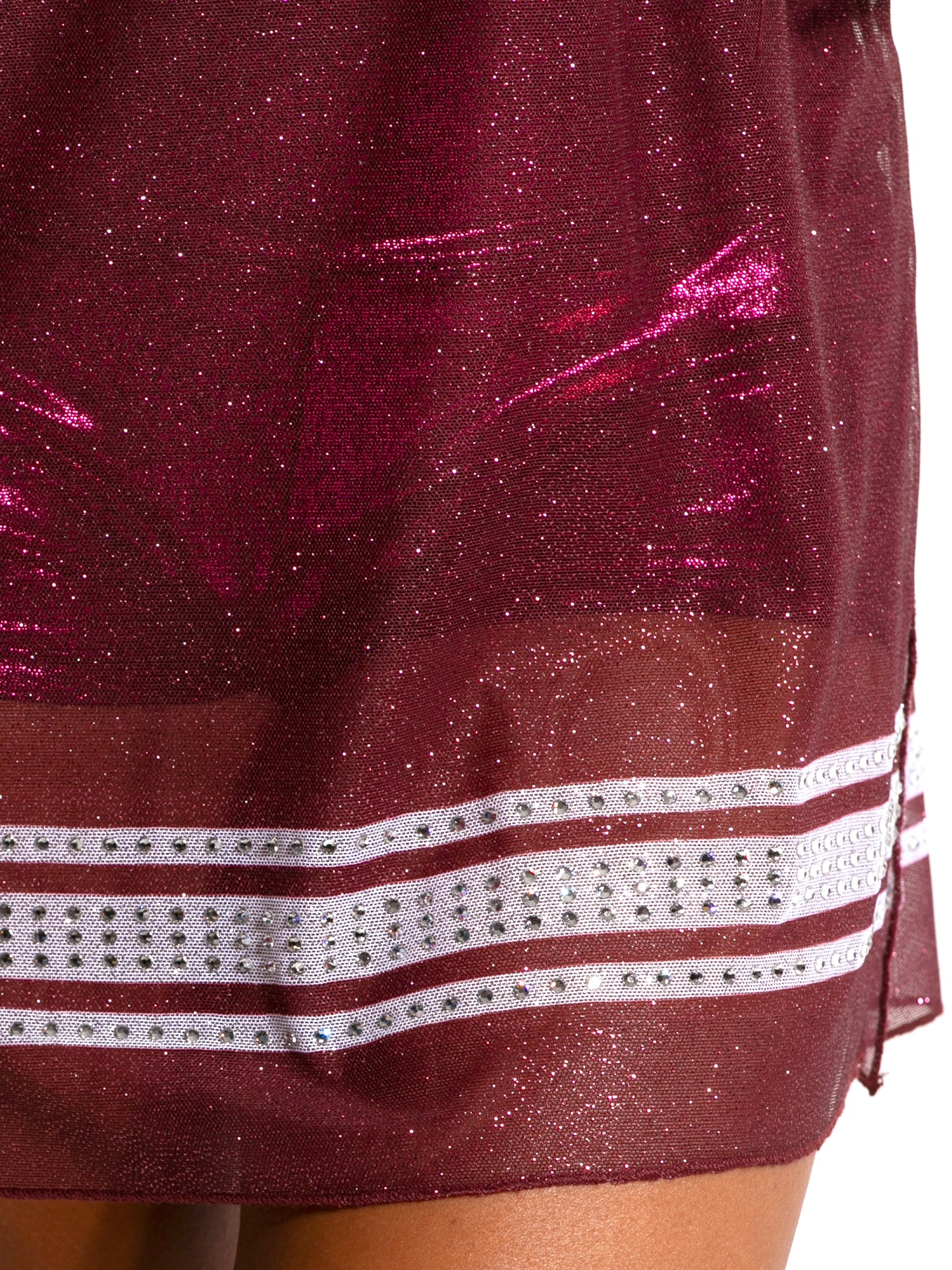 Elena Glitter Mesh Overlay