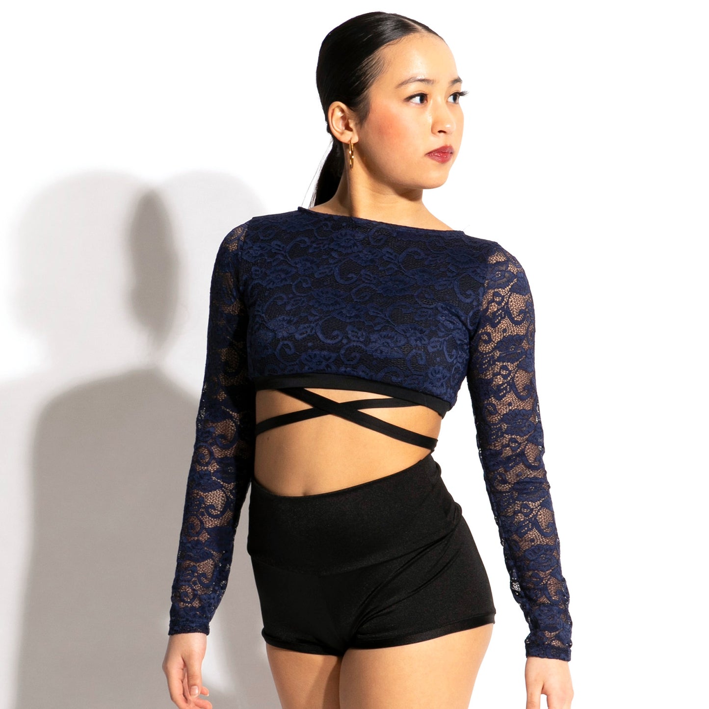 Navy Lace