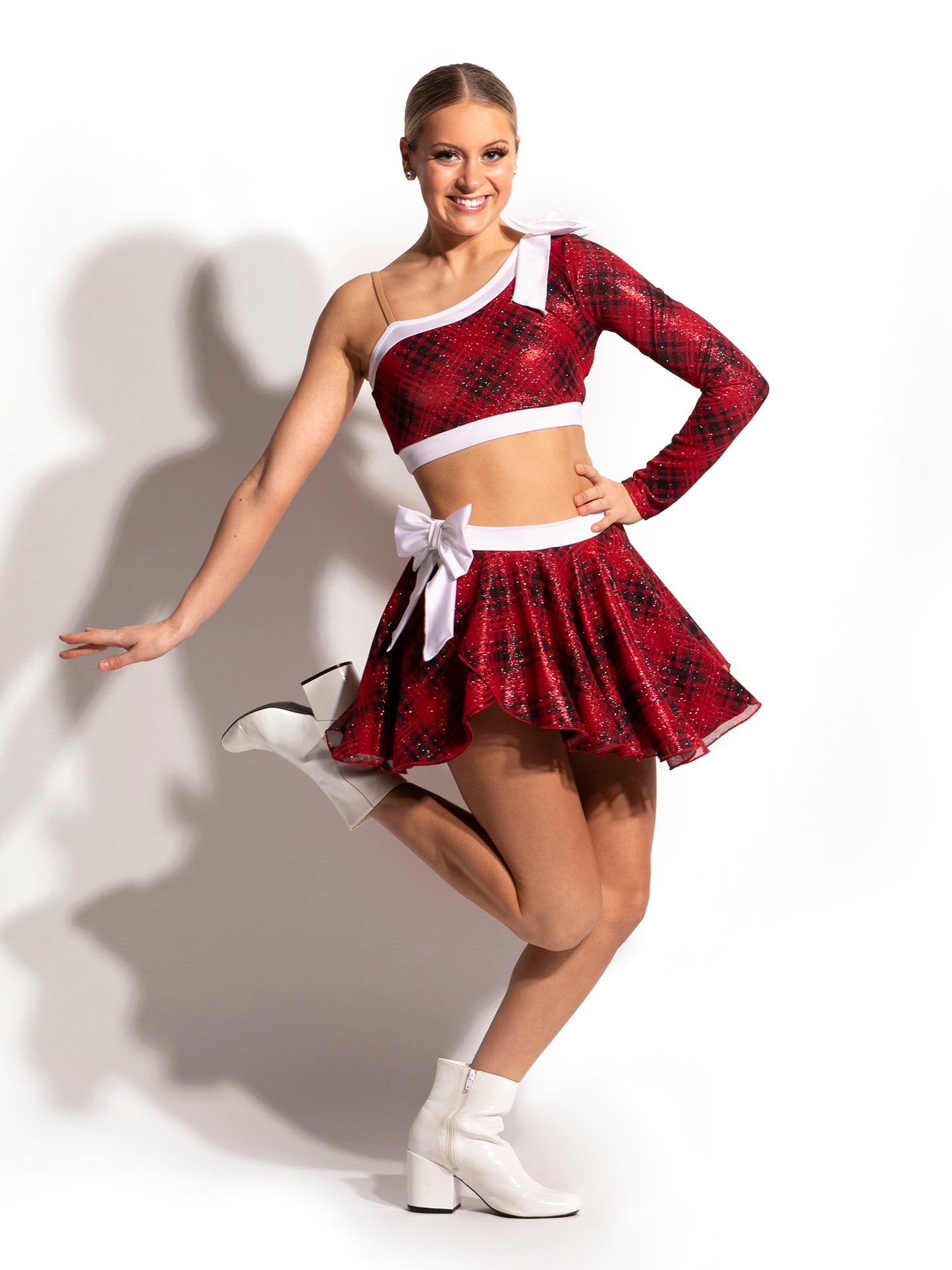 Ginger Glitter Mesh Wrap Skirt