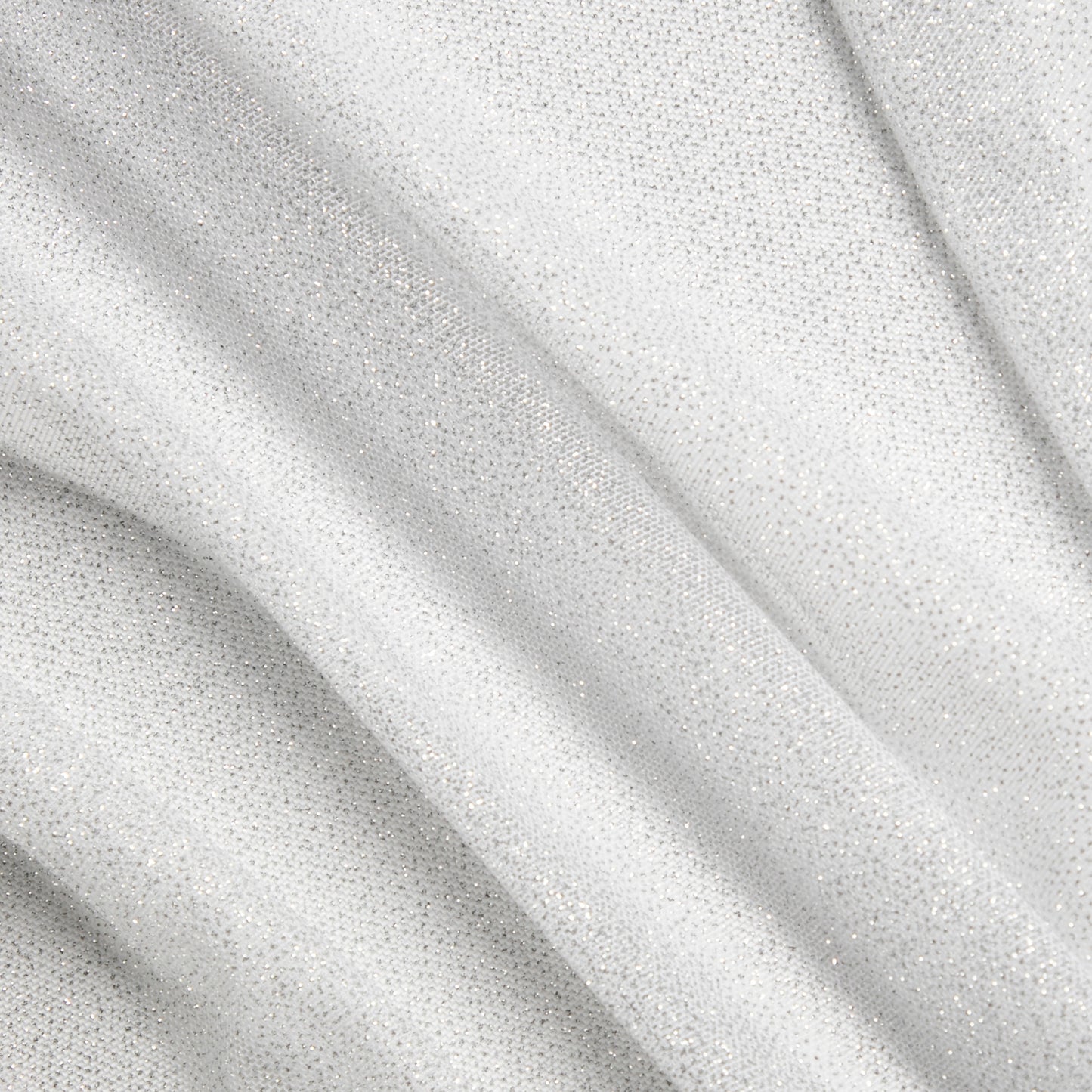 White Glitter Mesh