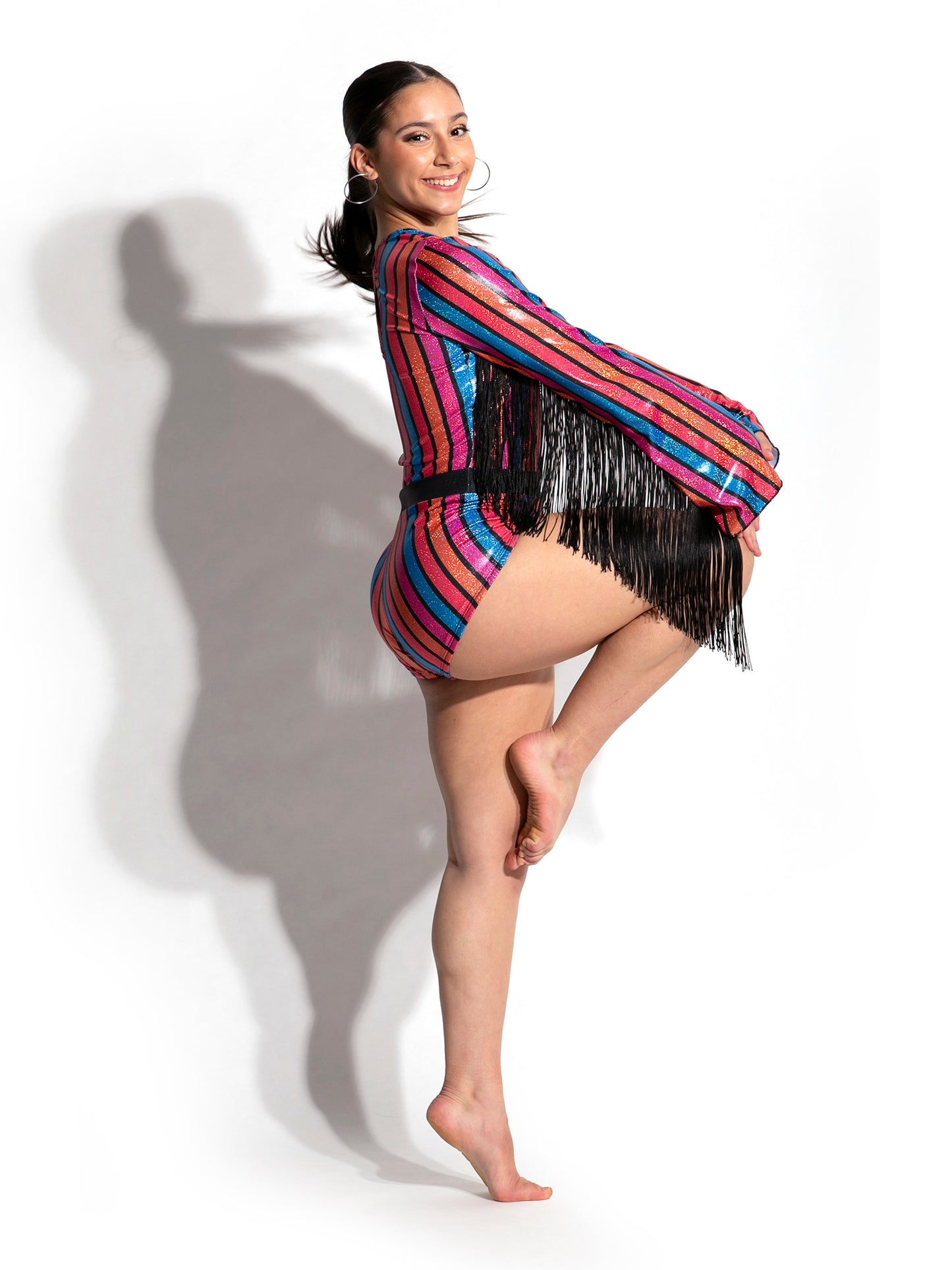 Gloria Fringe Biketard
