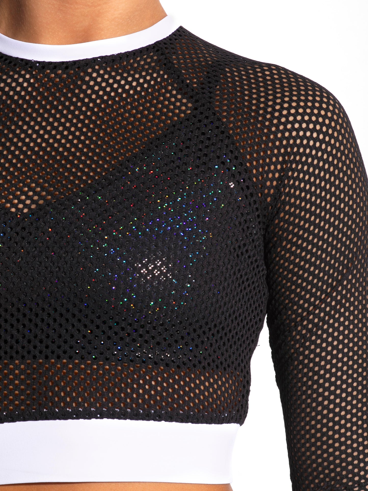 Kimberly Pop Mesh Crop Overlay