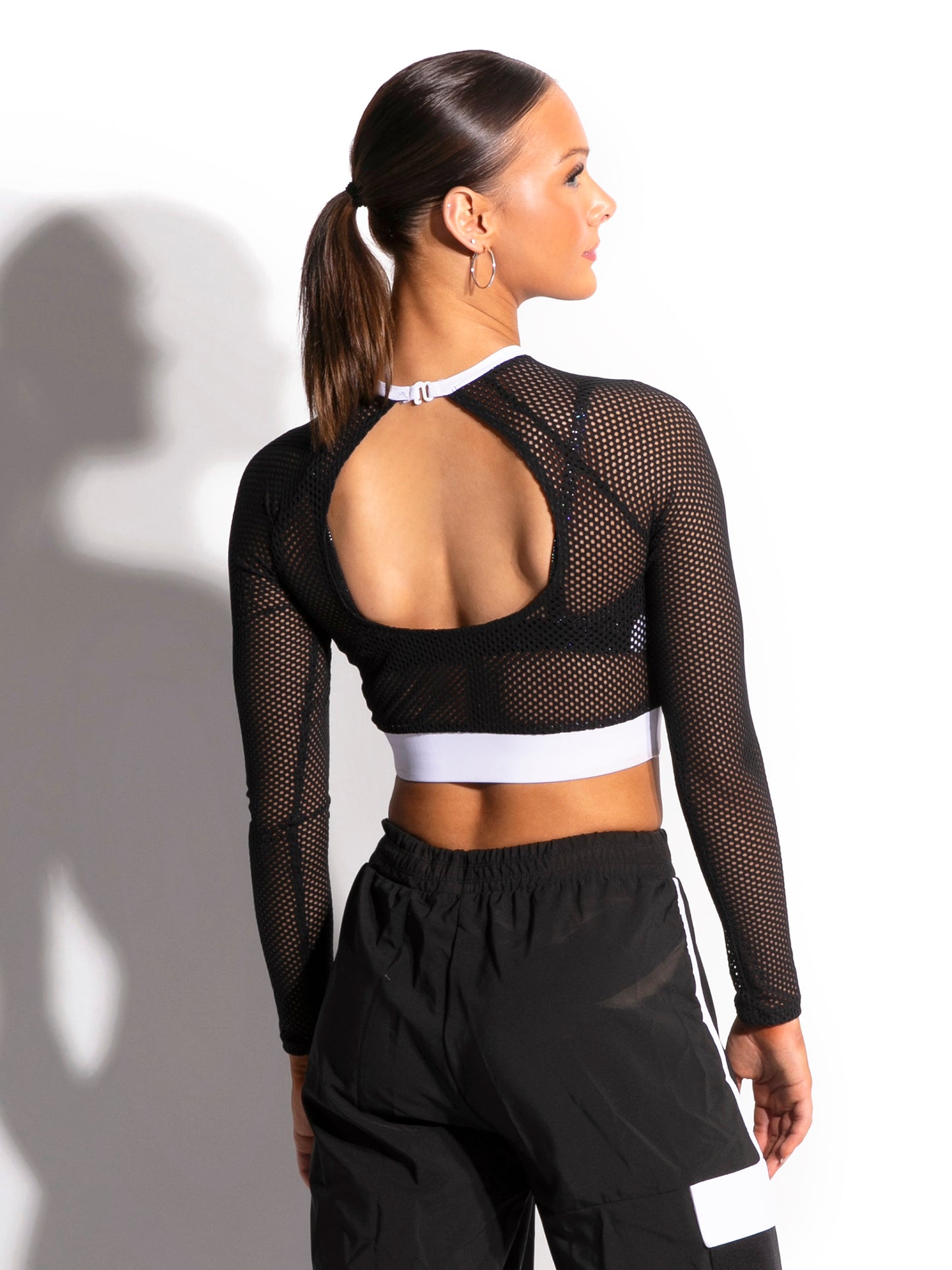 Kimberly Pop Mesh Crop Overlay