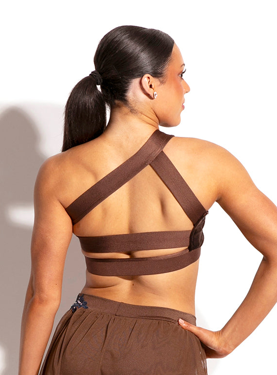 Lonny Velvet Crop with Appliques