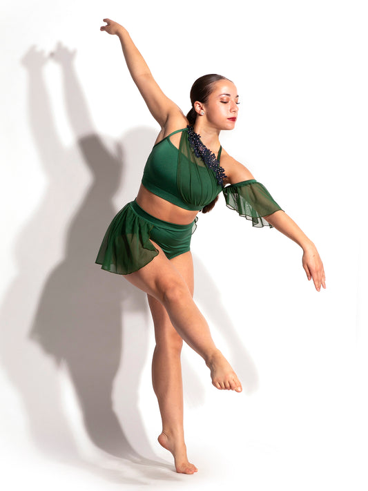 Nina Crop with Appliques