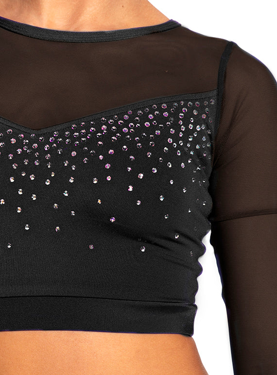 Ruby Mesh Crop