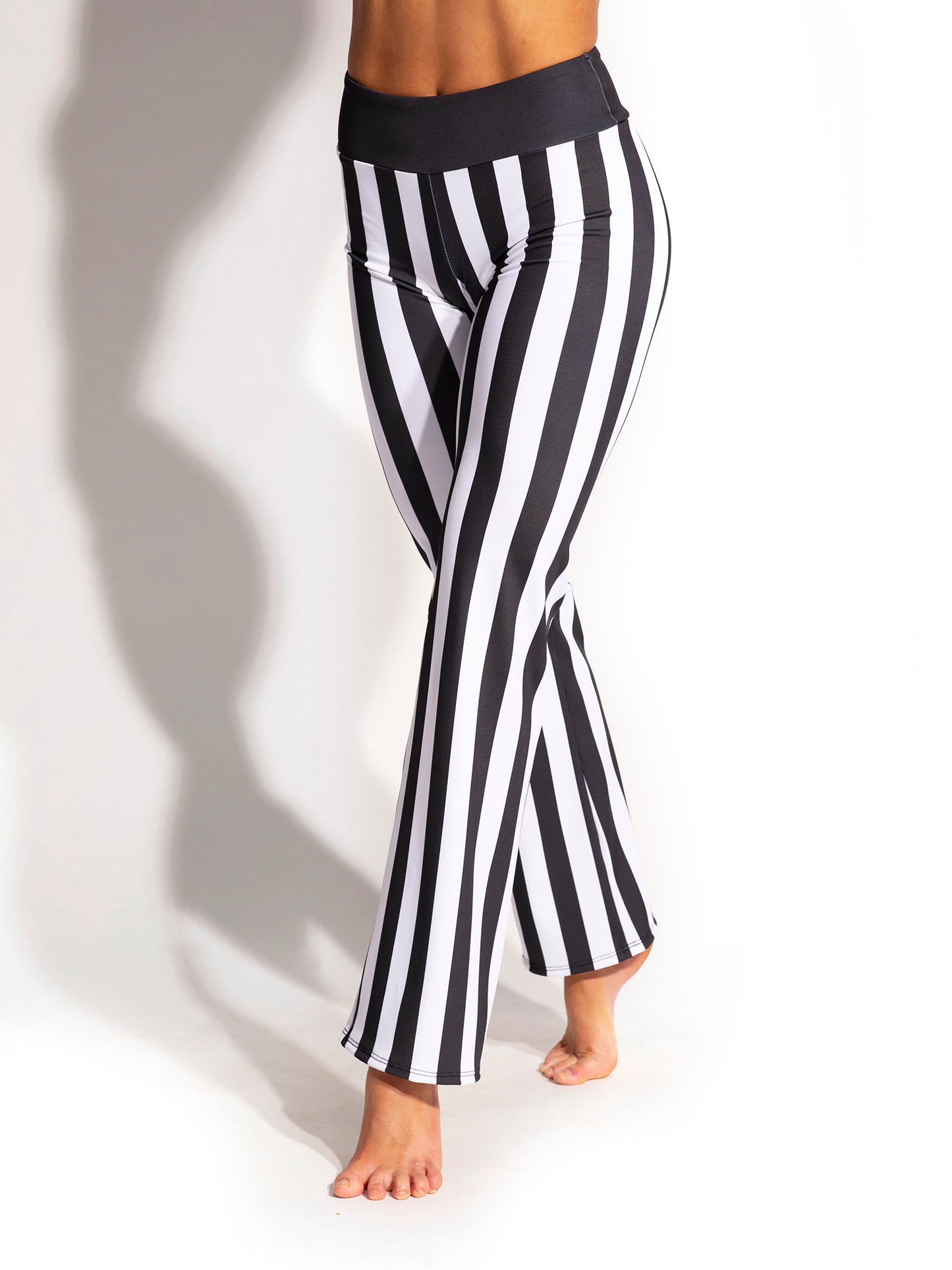 Stripe Bootcut Pants