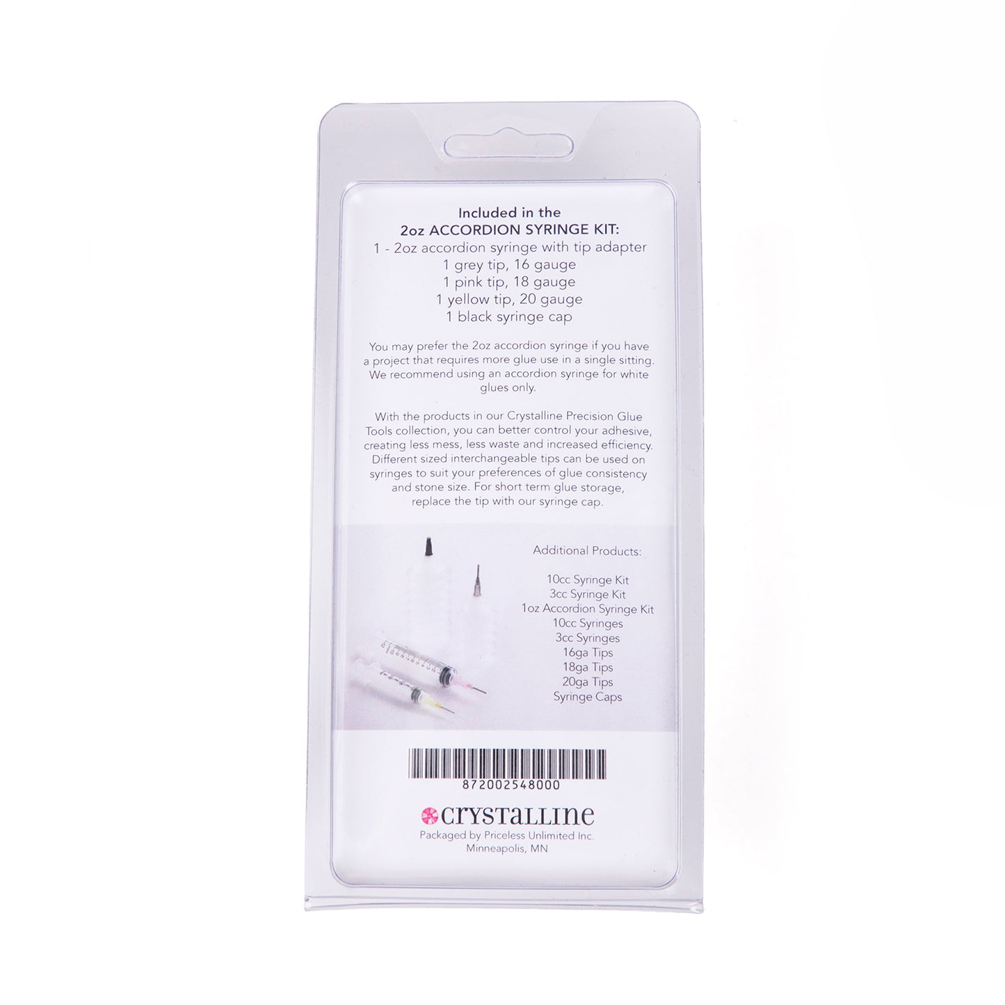 2oz Accordion Syringe Kit