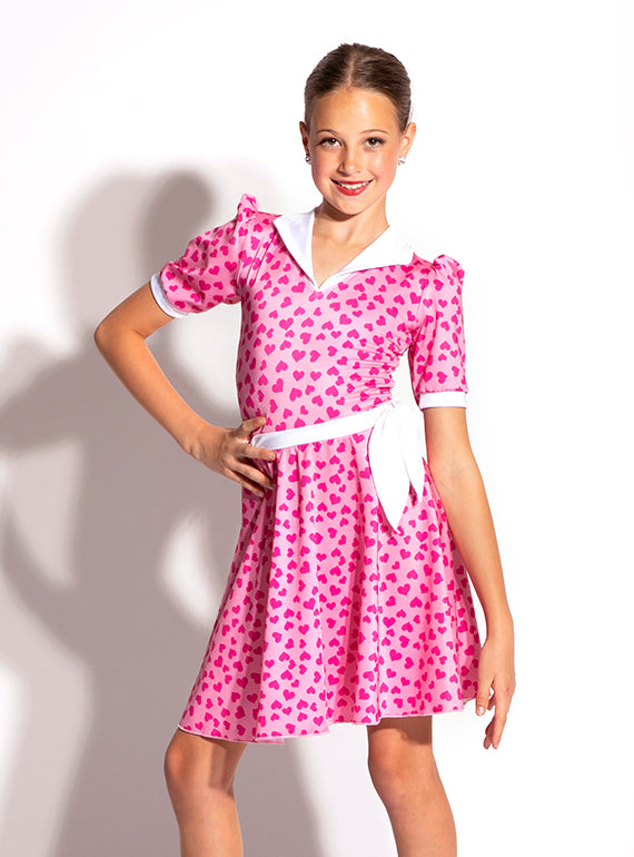 Betty Dress with Hearts Alternate Image