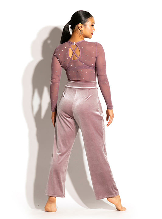 Chemise Velvet Unitard Set Alternate Image