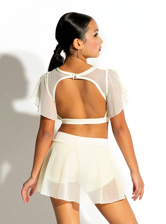 698-25 Mesh Flirty Skirt Alternate Image 1