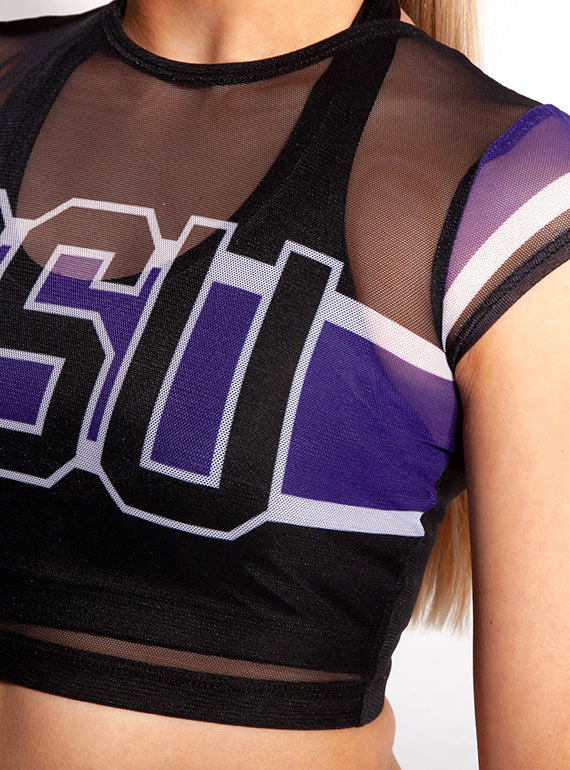 Endzone Crop Mesh Overlay Alternate Image 3