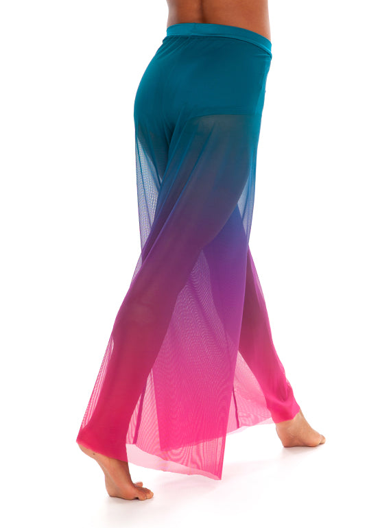 Gaucho Ombre Mesh Pants Alternate Image 2