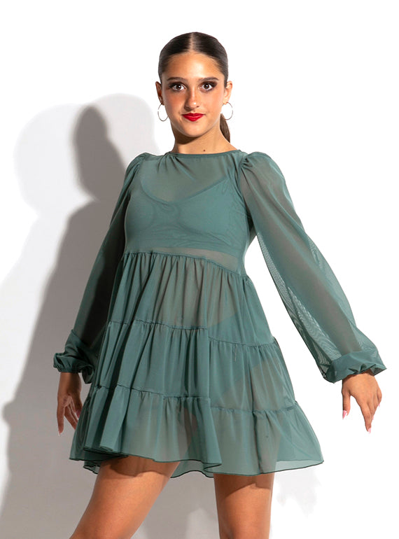 Juni Mesh Dress Overlay Alternate Image 6