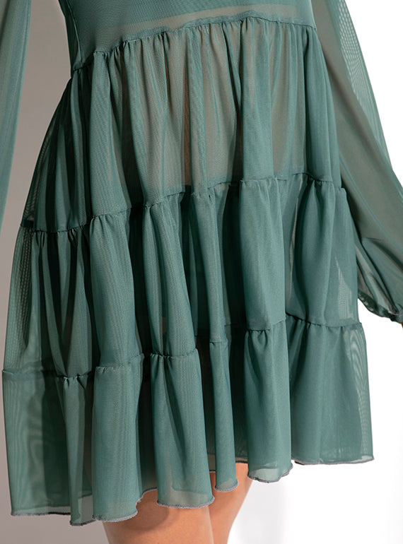 Juni Mesh Dress Overlay Alternate Image 3