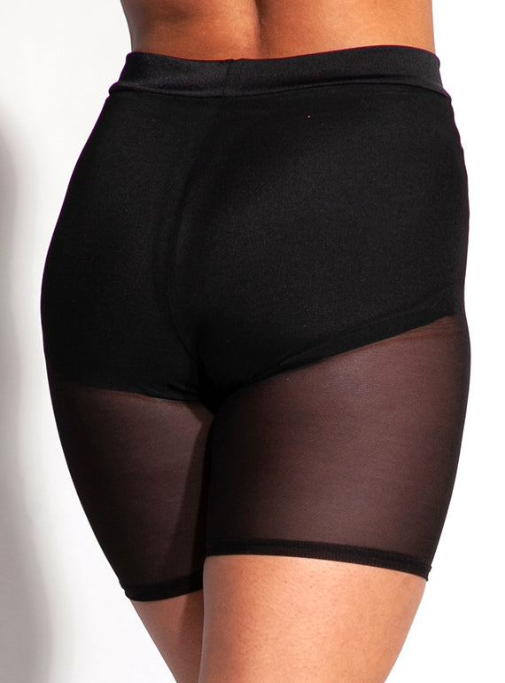 Mesh Biker Short with Brief Alternate Image 6