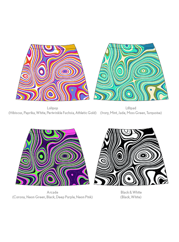 Psychedelic Wavy Skirt Alternate Image 6