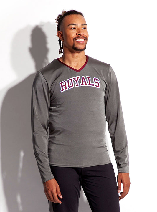 V Neck Long Sleeve Shirt Primary Image