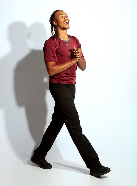 V Neck Short Sleeve - Men & Boys Alternate Image 1