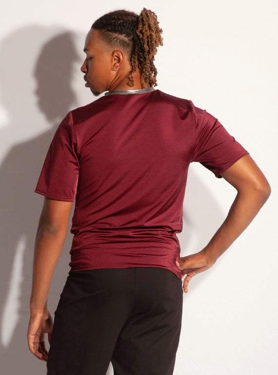 V Neck Short Sleeve - Men & Boys Alternate Image 2