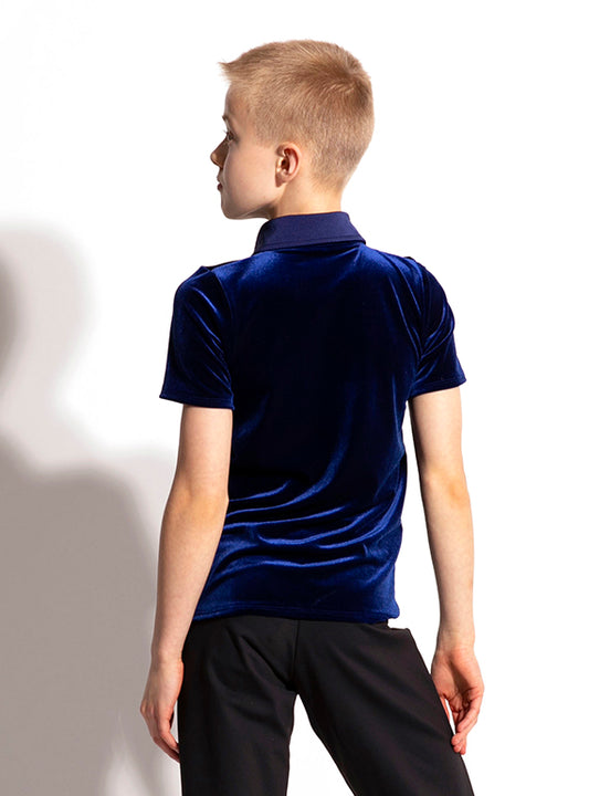 Velvet Polo Shirt Secondary Image