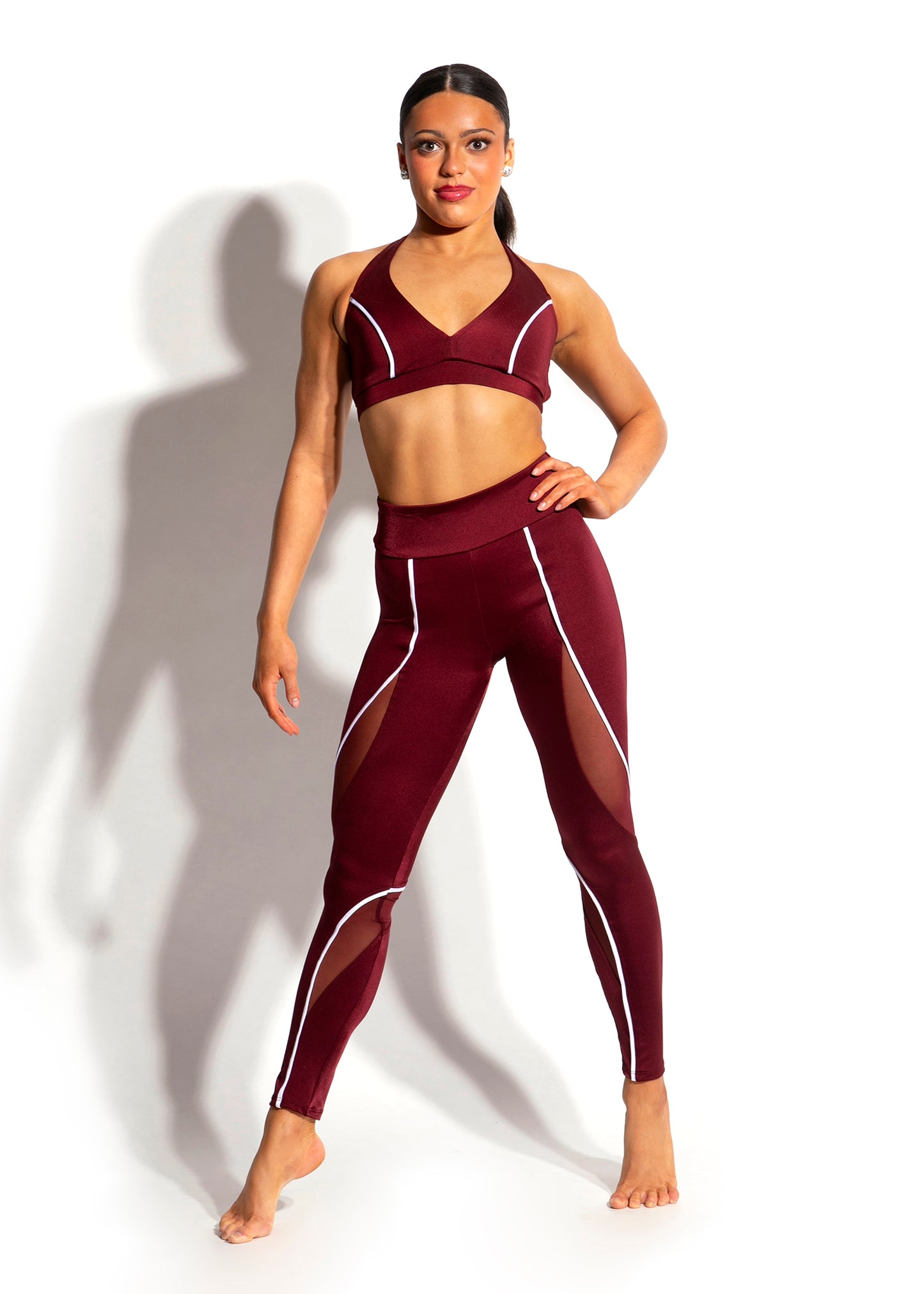 575-26 Swish Leggings With Piping