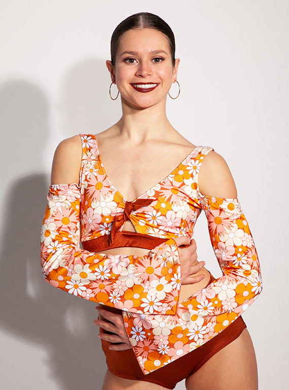 400-61B Flower Power Top