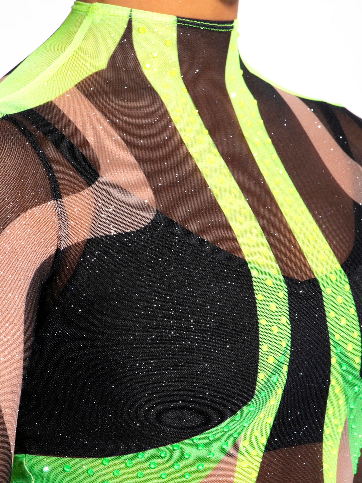 Alessa Mesh Unitard Set