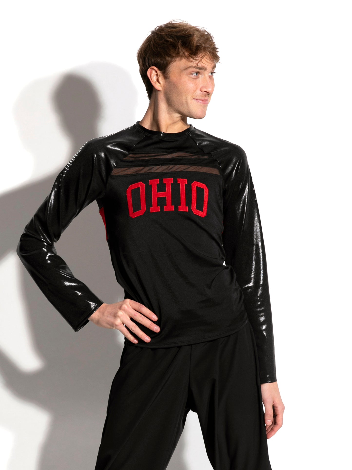 Buckeye Pom Shirt- Men & Boys