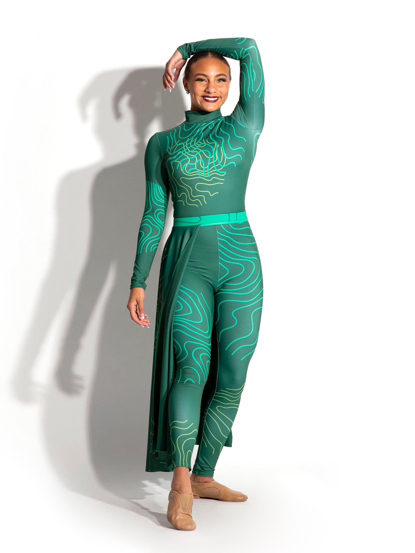 Caelan Unitard with Detachable Skirt