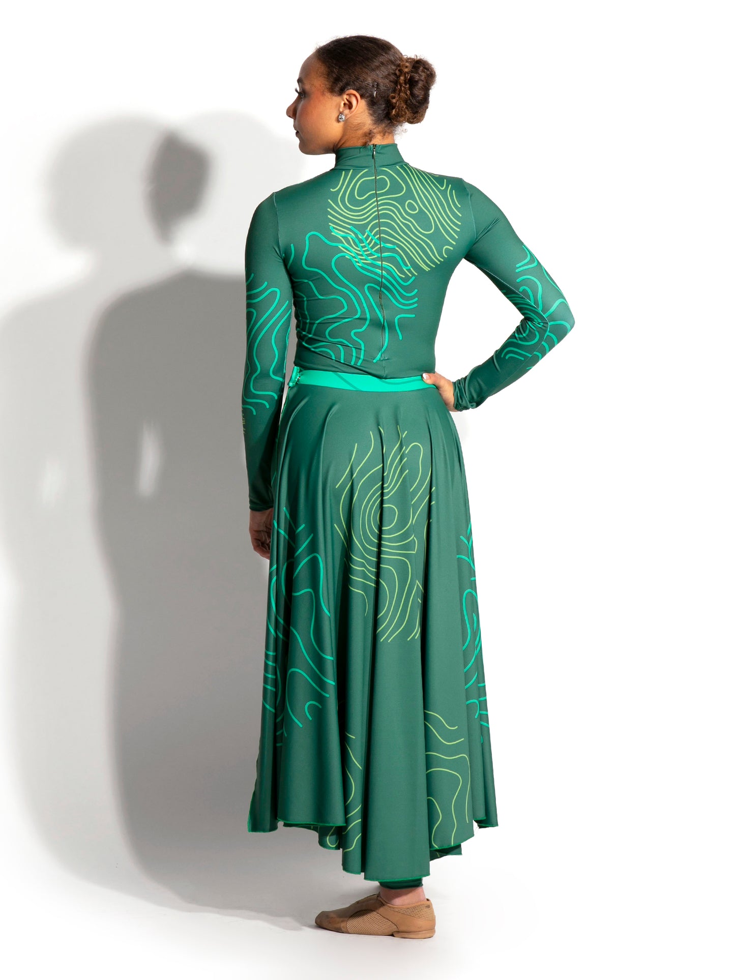Caelan Unitard with Detachable Skirt