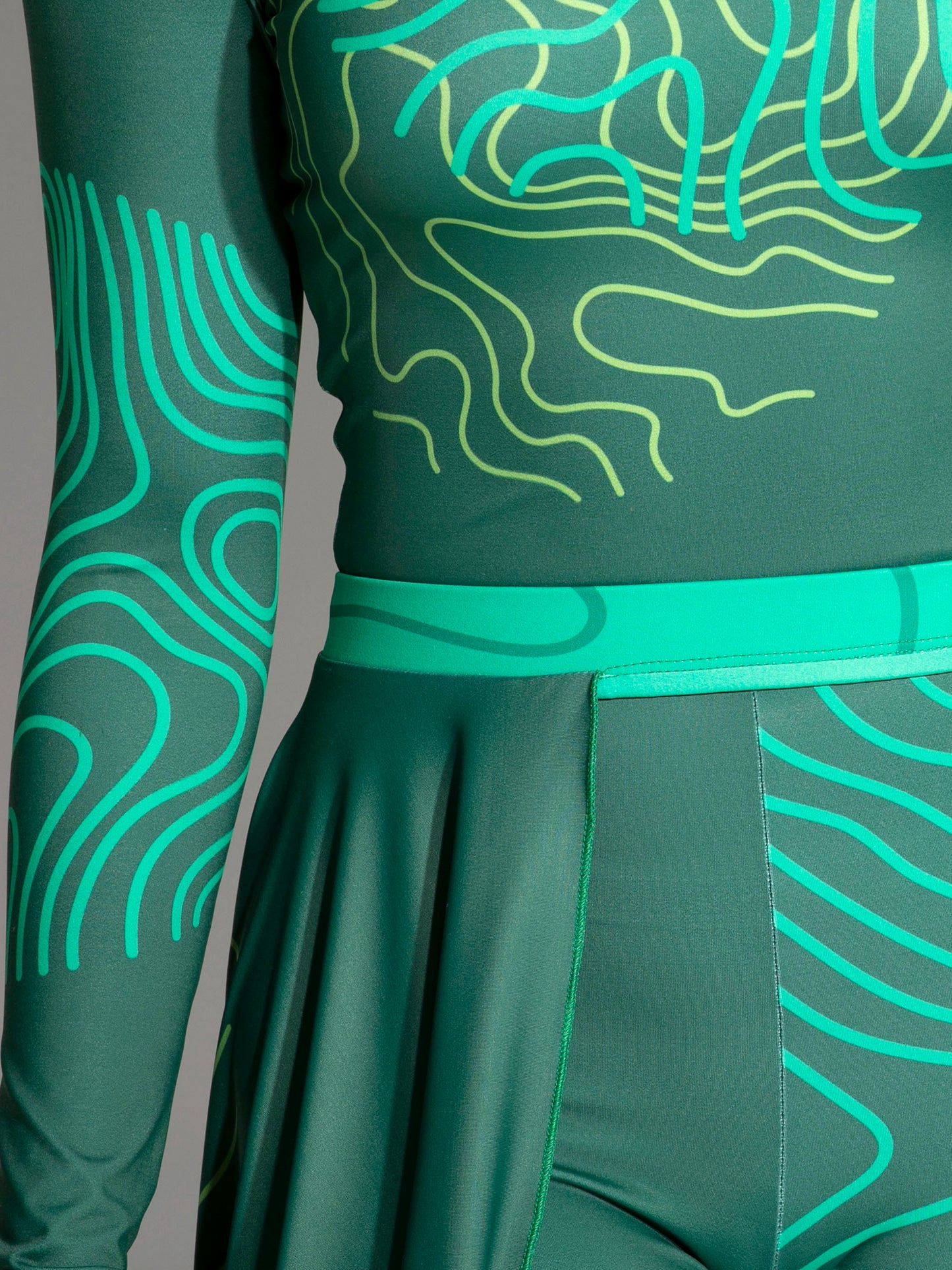 Caelan Unitard with Detachable Skirt