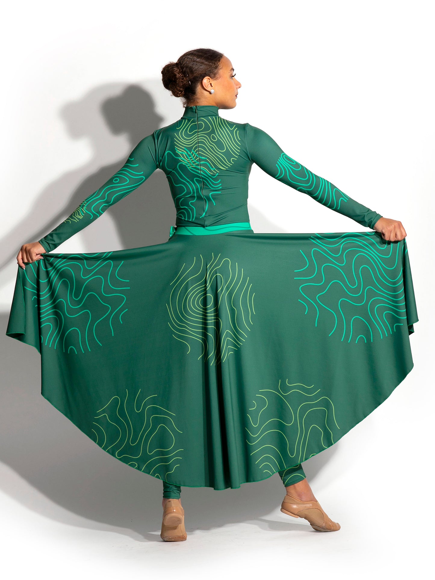 Caelan Unitard with Detachable Skirt