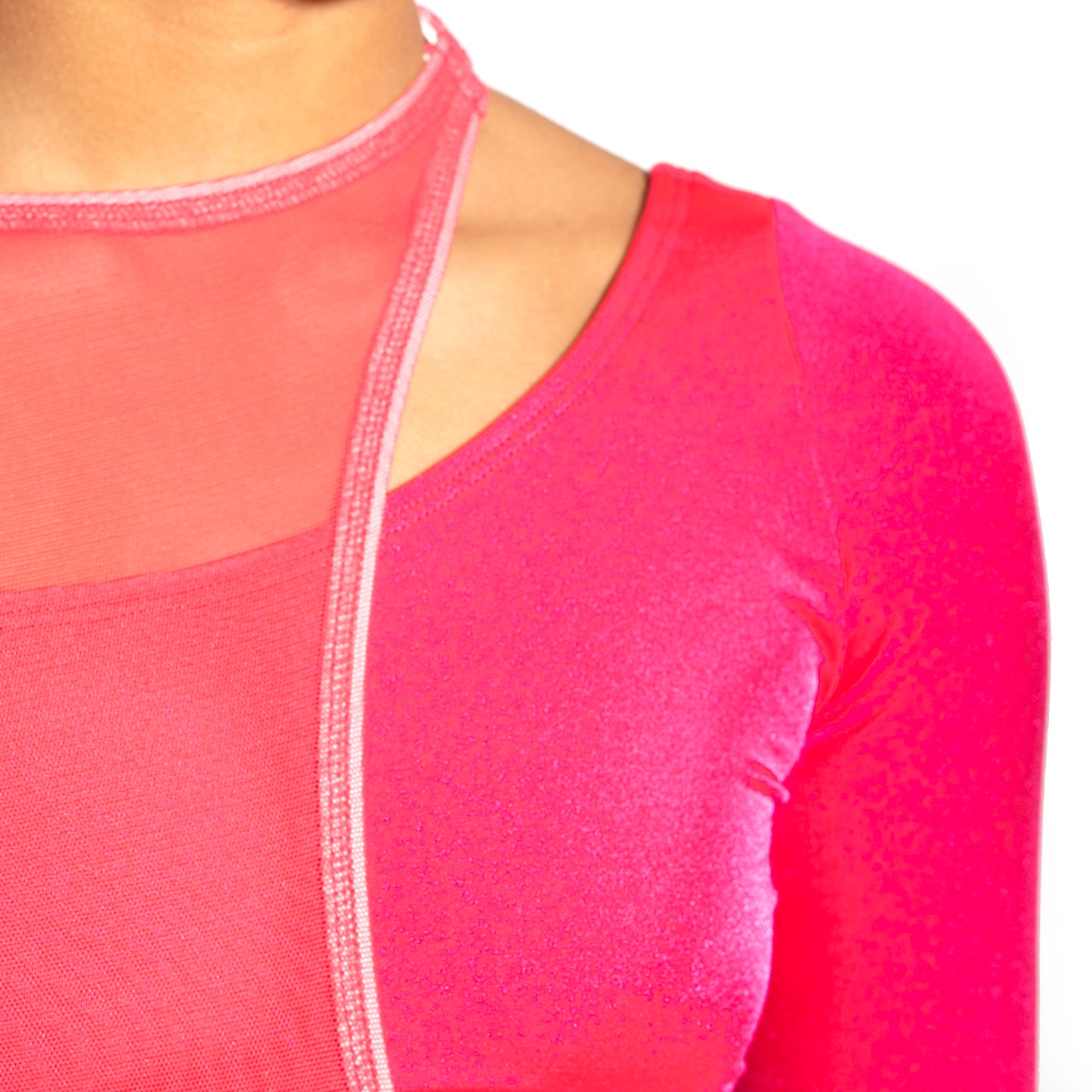 Shocking Coral Tricot