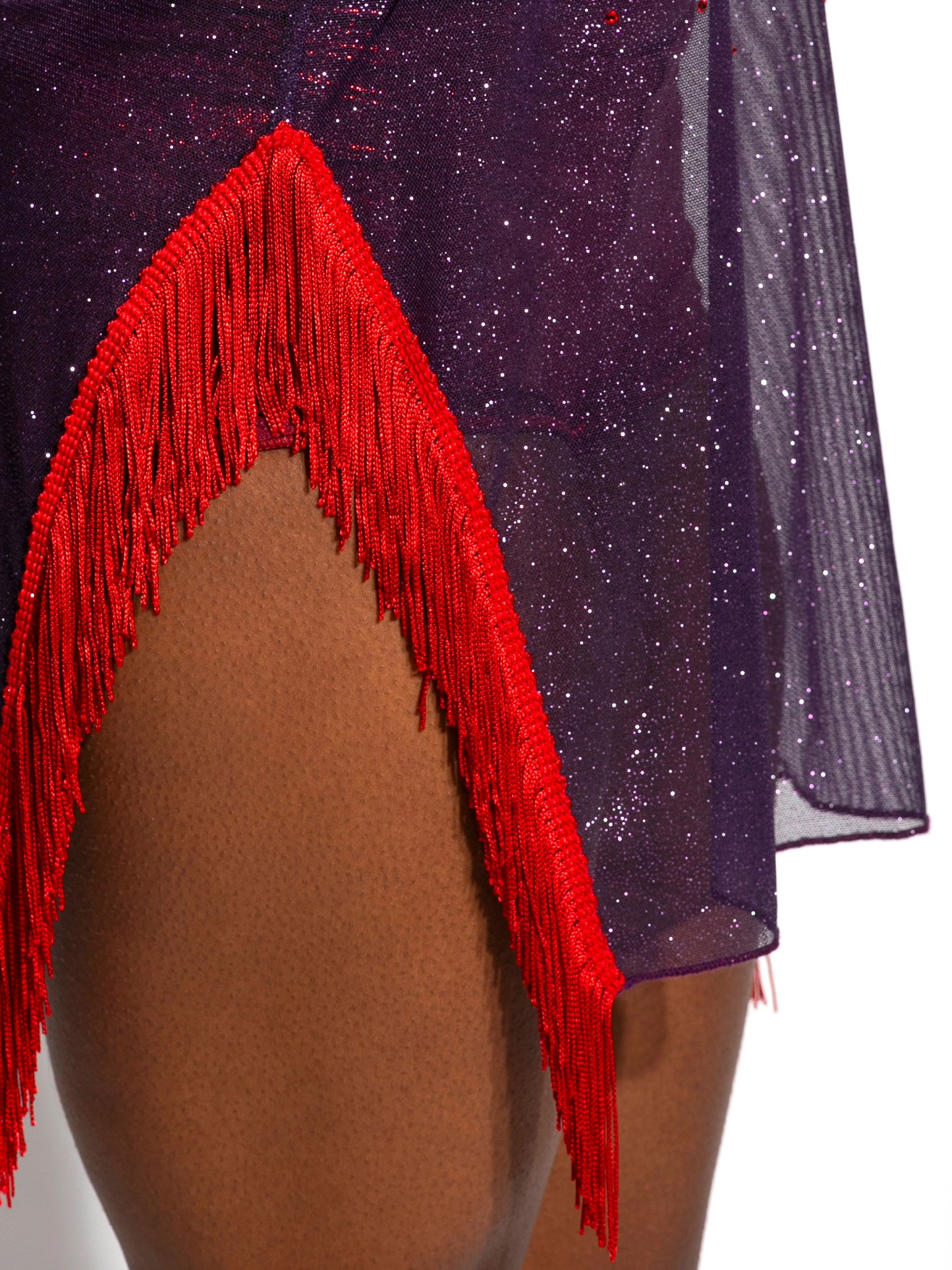 Celia Glitter Mesh Dress Set