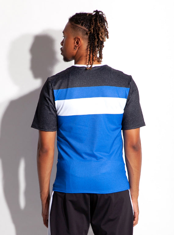 Color Block Crew Neck Short Sleeve - Men & Boys