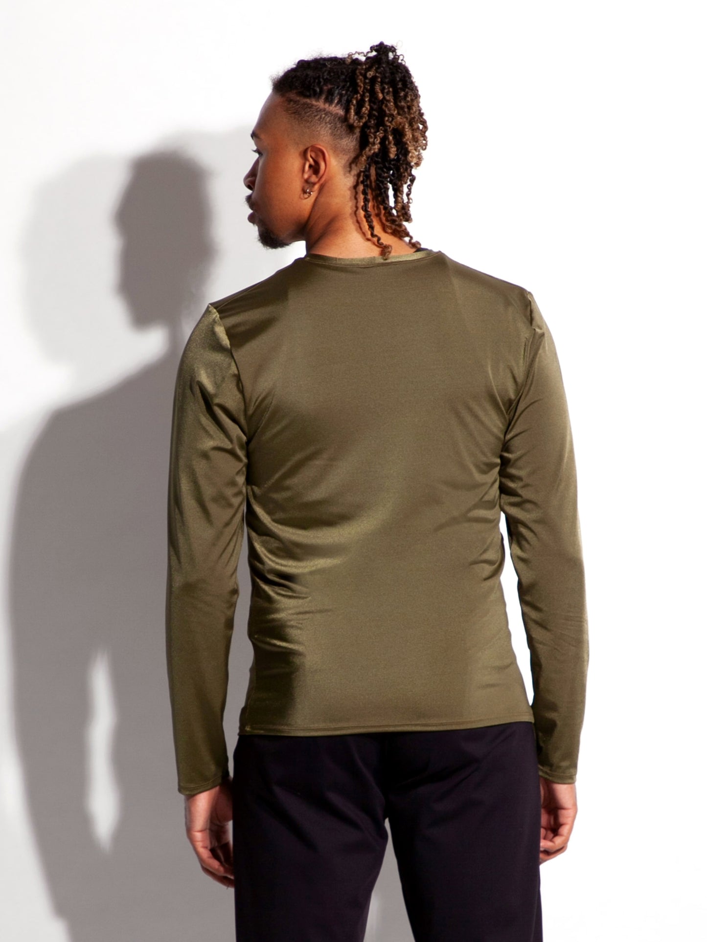 Crew Neck Long Sleeve Shirt - Men & Boys