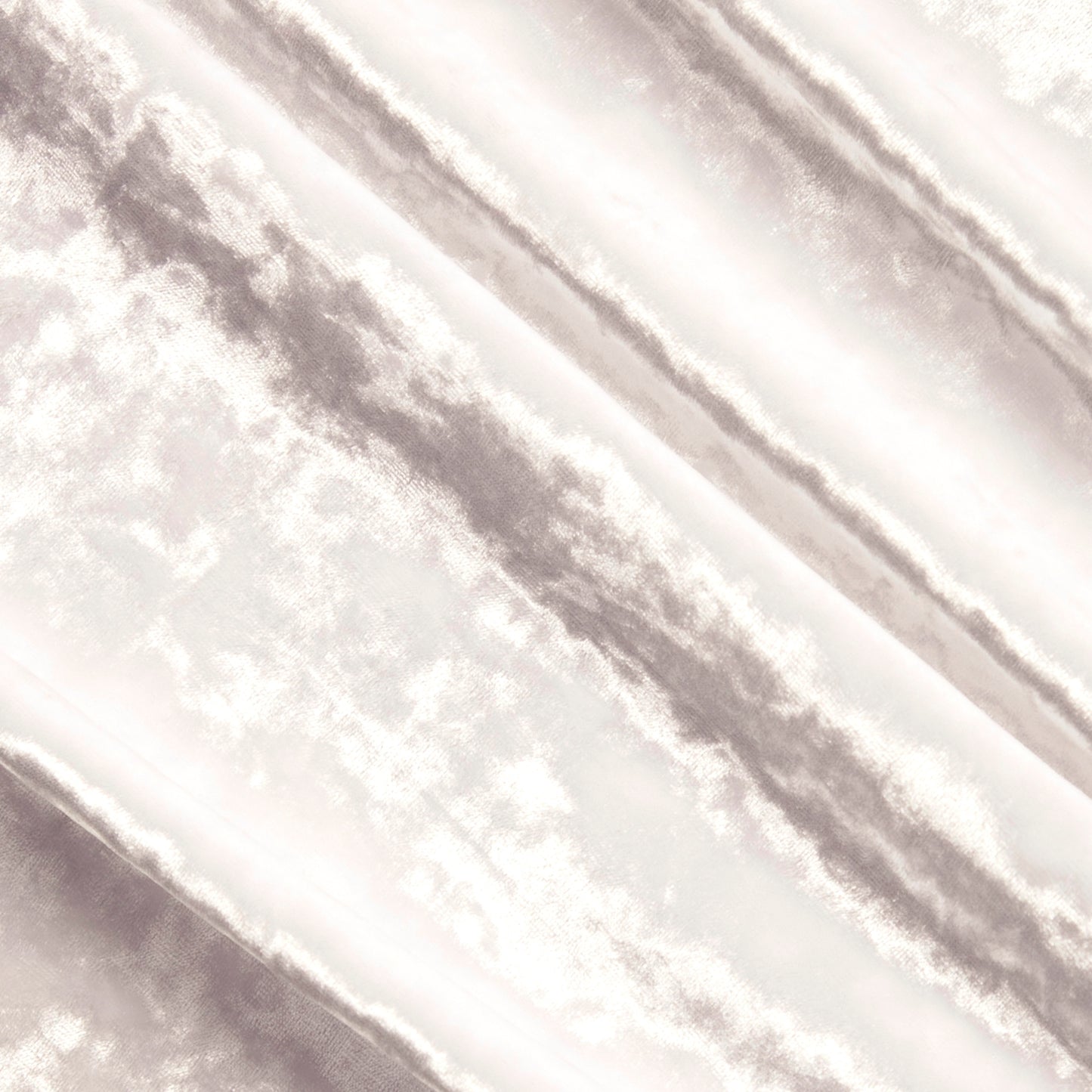 White Crushed Velvet