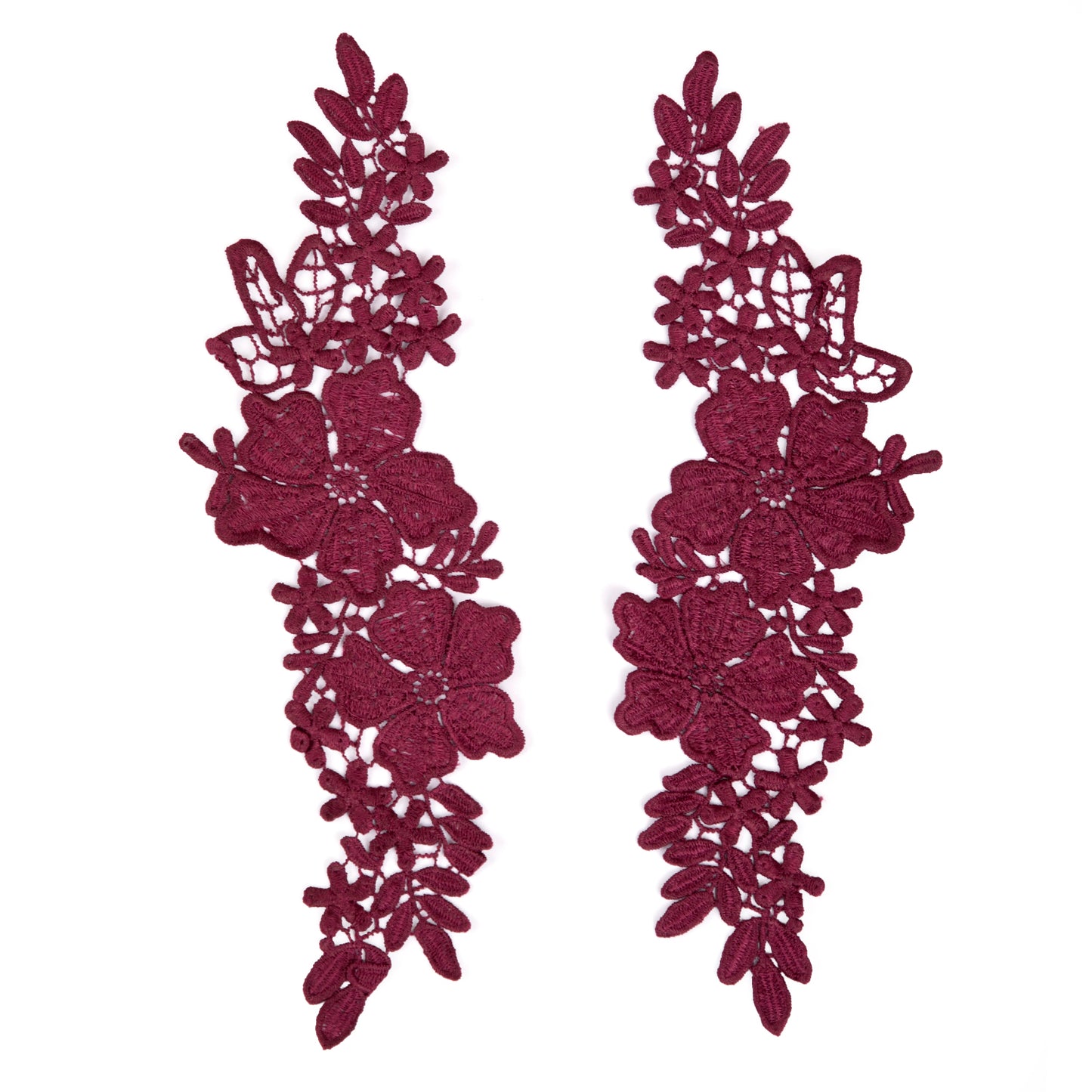 Burgundy Applique