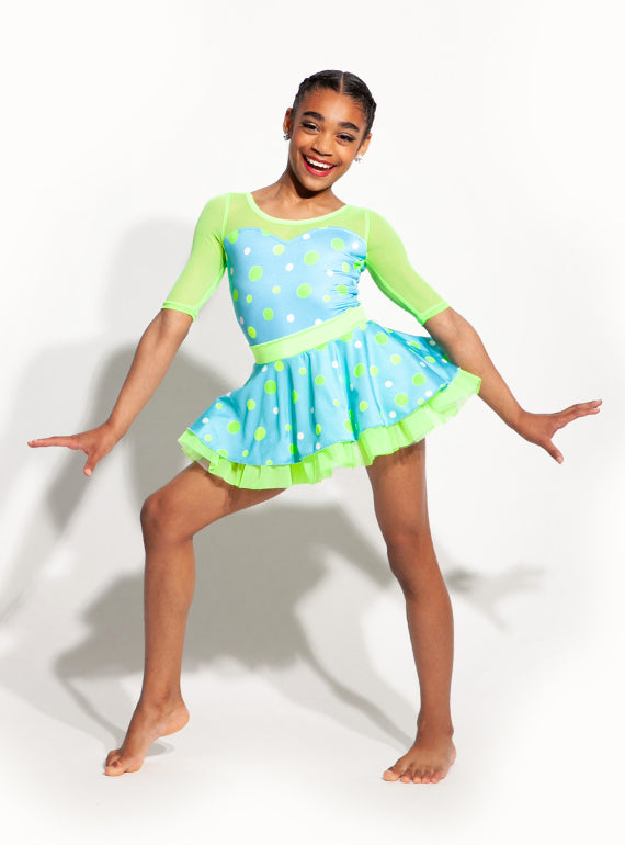blue polka dot dress costume Mod Moment Light Blue Polka Dot Smocked Mini Dress