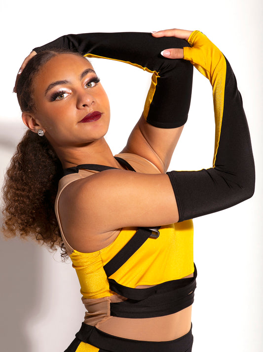 Divide Fingerless Gauntlets