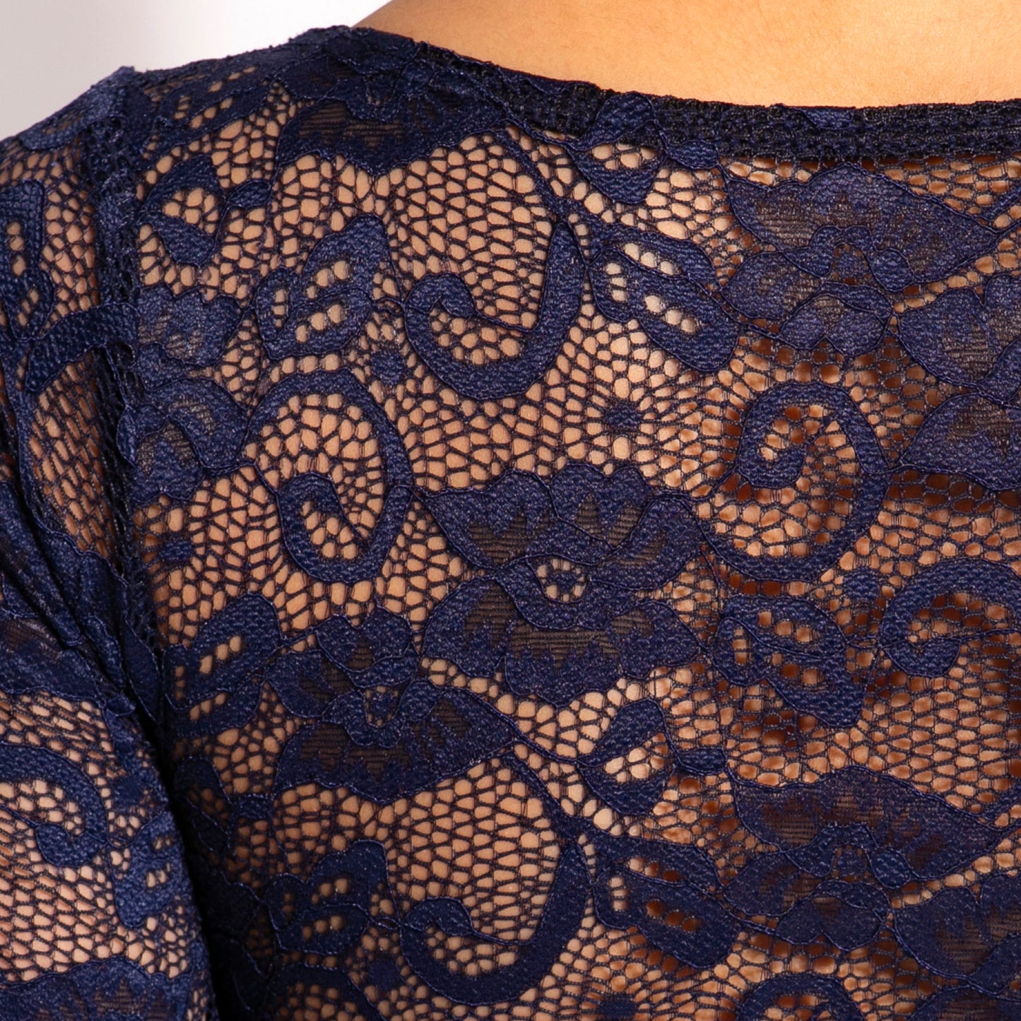 Navy Lace