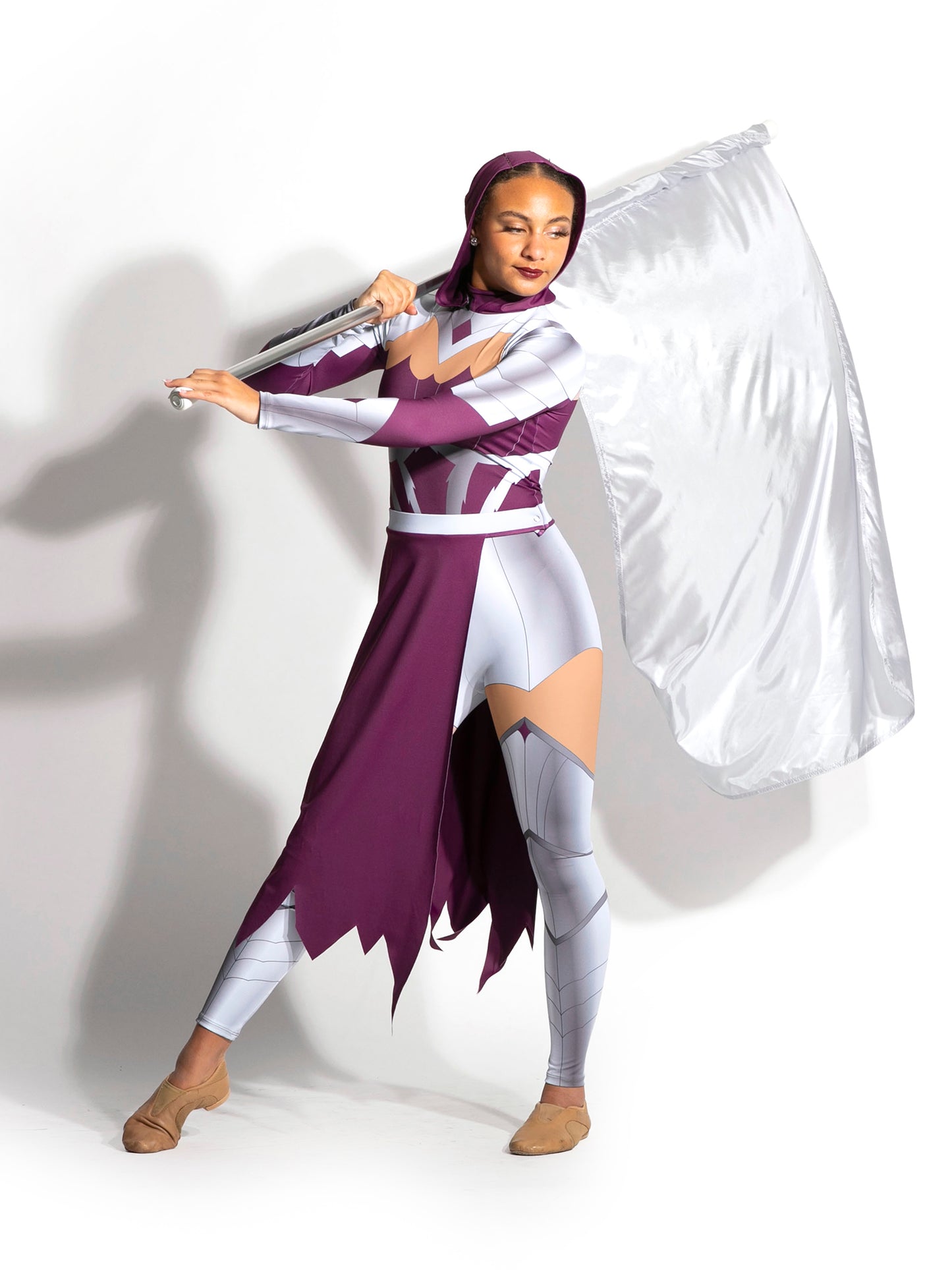 Erebus Hooded Unitard with Detachable Skirt