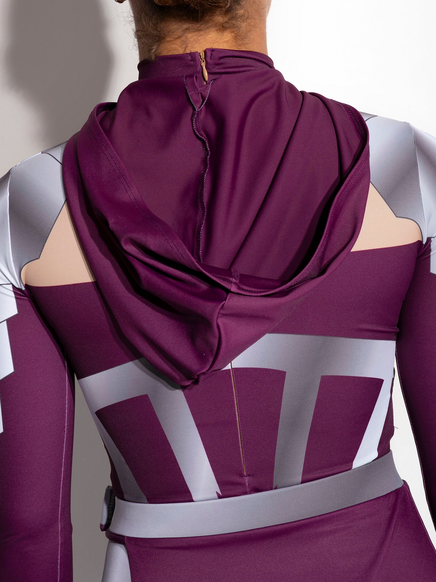 Erebus Hooded Unitard with Detachable Skirt